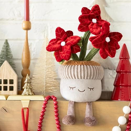 Russ Greenhouse 12-Inch Poinsettia Plant Plush - Ultrasoft Official Jazwares Plush - Ages 3+ thumbnail 2