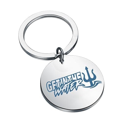 FAADBUK Odysseas Inspired Gift The Saga Lover Gift Get In The Water Keychain for Musical Fan - Image 1