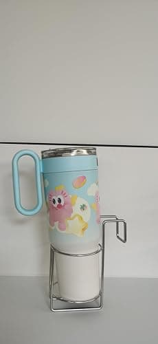 Cup Holder for Bed (Diameter: 3.3IN) Drink Holder Water Bottle/Glass Organizer for Wood Dorm Room Bunk Bed Crib, Metal Toddle Bed,Loft Bedside, Headbed, Car,Office Desk Partition thumbnail 8