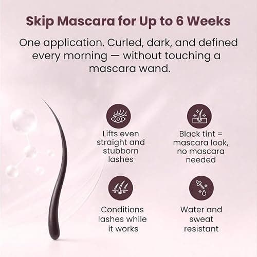 Korean Lash Lift Kit + Color Kit - Perfectly Curled and Darker Lashes | 8 Weeks Lasting Results- Faster Alternative to Lash Serums, Complete DIY Perm Kit with Gentle and Nourishing Ingredients thumbnail 5