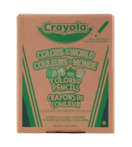 Crayola Skin Tone Colored Pencils Classpack thumbnail 2