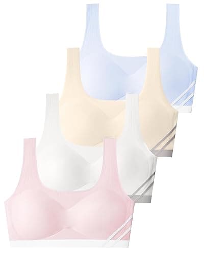 SALIA GIRL Training Bras for Girls 10-16 Sports Seamless Bra with Removable Padding Bras - Image 1
