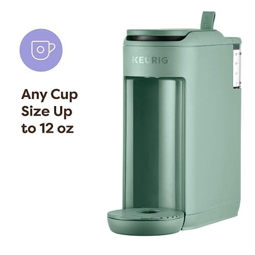 Keurig K-Mini Mate Single Serve K-Cup Pod Coffee Maker, Brews Up to 12 oz Cup, Compact Portable Coffee Machine for Small Spaces, Great for Dorms & Offices, Glamping Green thumbnail 5