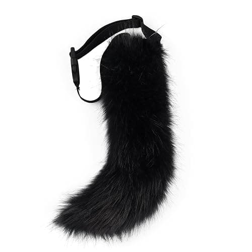 SMILETERNITY Faux Fur Furry Animal Cat Fox Tail for Halloween Party Cosplay Costume Accessories - Image 1