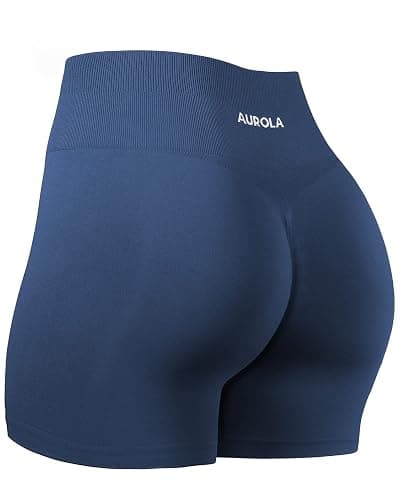 AUROLA Dream Collection Women Workout Shorts High Waist Gym Shorts, Scrunch Butt Seamless Athletic Shorts thumbnail 3