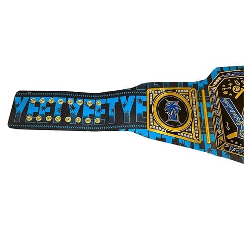 New Jey Uso Yeet Championship Title Belt – Undisputed Championship Replica Belt 2MM - Easy Wear Adjustable 4MM Leather Strap - Adult Size thumbnail 6