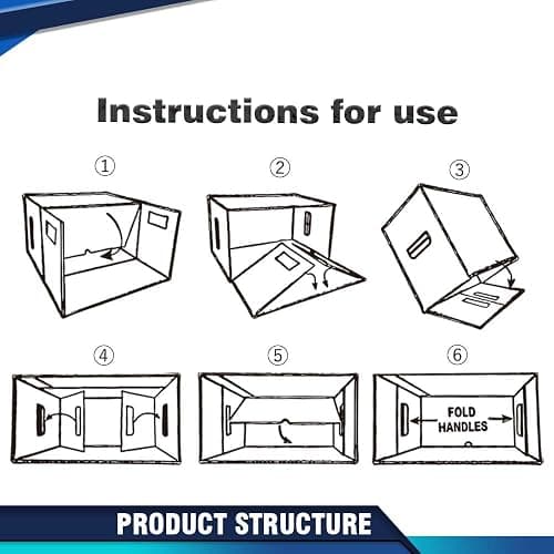 PIT66 5 Pcs Comic Book Storage Boxes, Holds 150-175 Comics Each, Collapsible, Stackable, Moistureproof, White, 15.83"L x 11.42"W x 7.87"H thumbnail 8