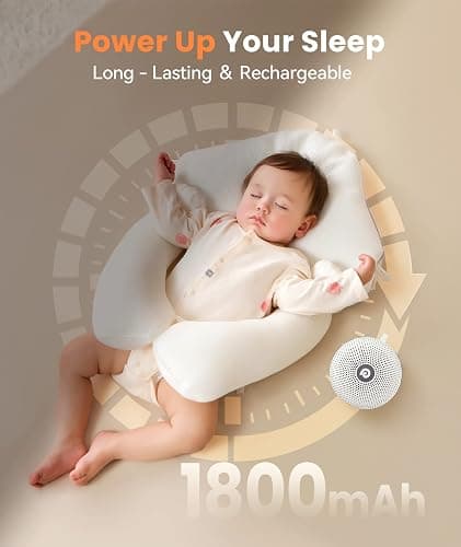 Dreamegg White Noise Machine, Portable Sound Machine Baby Features Powerful Battery, D11Max Sleep Aid Sound Machine for Baby Adults 21 Soothing Sounds for Sleeping Nursery Travel Gift USB Rechargeable thumbnail 7