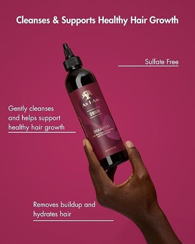 As I Am Onion Shampoo - 8 oz - with Red Onion, Ceramides & Isoquercetin - Helps Support Healthy Hair Growth thumbnail 4