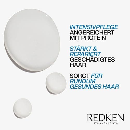 Redken | Pflegeset für sprödes und geschädigtes Haar, Anti Haarbruch, Mit Interlock Protein Network, Extreme Shampoo 300 ml & Conditioner 300 ml thumbnail 4