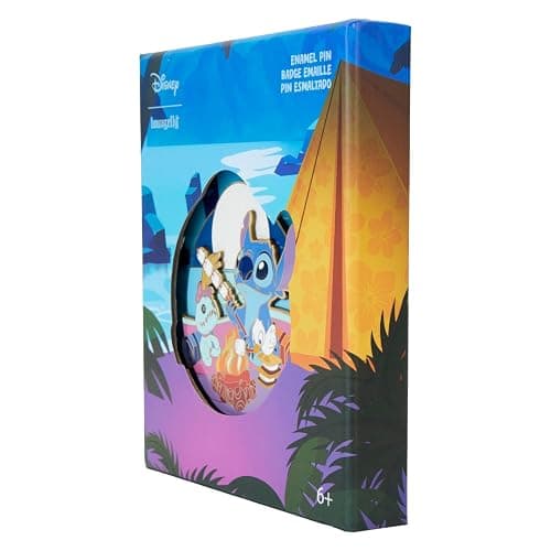 Loungefly Disney Stitch Camping Cuties 3" Collector Box Pin thumbnail 2