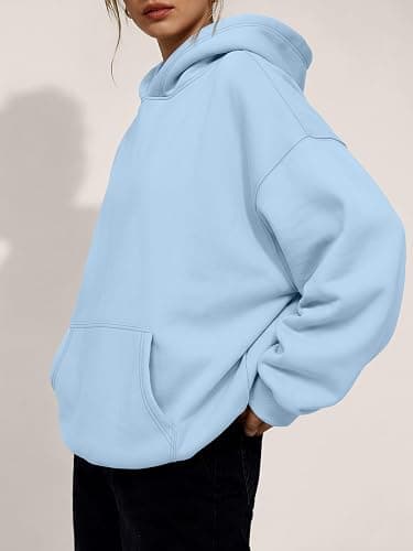 Trendy Queen Women Oversized Hoodies Fall Outfits | Gentle Skin Feel, Aesthetic Drop Shoulder, Large Kangaroo Pocket, Seamless Daily Outfit Match thumbnail 3
