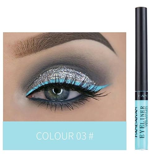 12 Colors Matte Liquid Eyeliner Set Rainbow Colorful Neon Eyeliner Pencil Pigmented Waterproof Smudgeproof Long Lasting Gel Eye Liner Christmas Makeup Gift Kit for Women (Set A) thumbnail 9