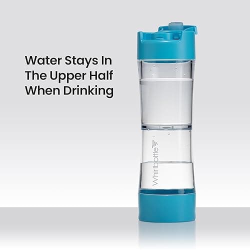 Whirlbottle The World’s First Drink-And-Play Water Bottle | Sensory Fidget Stress ADHD Kids Tweens Teens Vortex Cyclone Tornado In STEM Science Connector Tube Toy | Clear BPA-Free Tritan Plastic 21 oz thumbnail 8