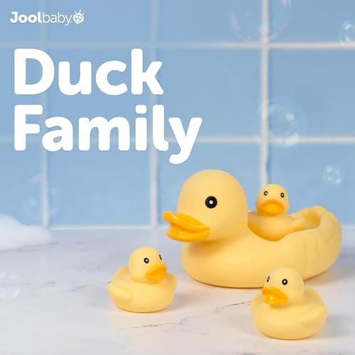Jool Baby 15-Piece Bathtub Toys Gift Set with Bath Toy Storage Organizer | NAPPA Award Winner – Great Gift in Gift-Ready Packaging – Includes Mesh Storage Bag for Air Drying & Keeping Toys Organized thumbnail 3