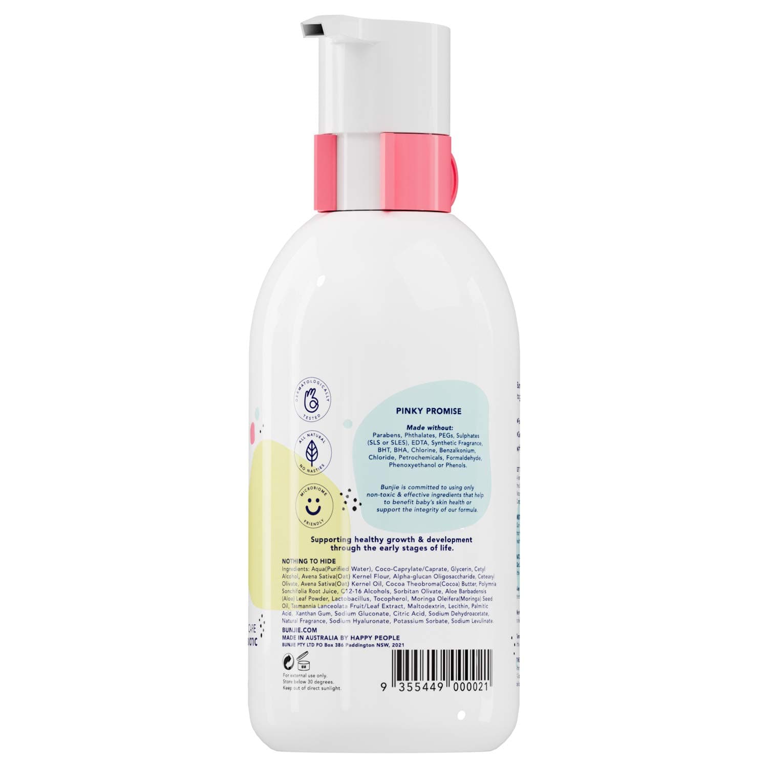 Bunjie - Snug As A Bug Moisture Lotion - Prebiotic and Probiotic Baby Skincare, 250ml thumbnail 2