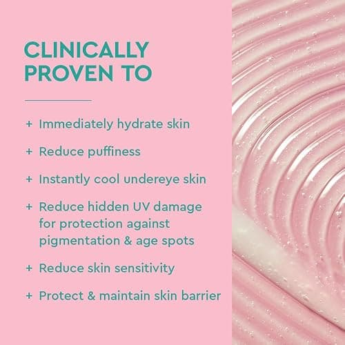 BYOMA De-Puff + Brighten Eye Gel - Lightweight Gel Eye Cream for Dark Circles, Puffiness & Wrinkles - Under Eye Cream With Hyaluronic Acid & Vitamin C - Barrier Repair Skincare - 0.68 fl. oz thumbnail 2