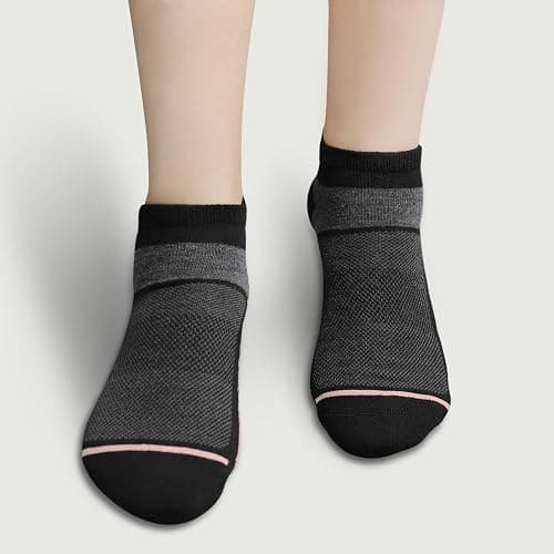 shnn 10/15 Pairs Womens Ankle Socks Lightweight Breathable Casual Low Cut Socks for Women With Heel Tab thumbnail 5