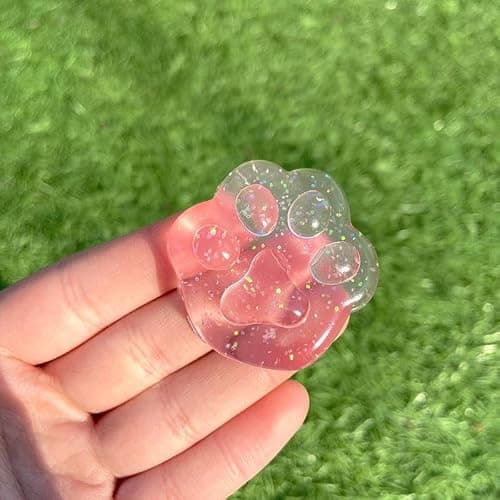 Cat Paw Taba Squishy Toy, Taba Squishy Paw, Cat Paw Squishy Toys, Cat Paw Squeeze Toy for Stress Relief, Ultra-Soft Quick Recovery Cat Paw Pinch Toy Squishy Toys (Blue) thumbnail 9