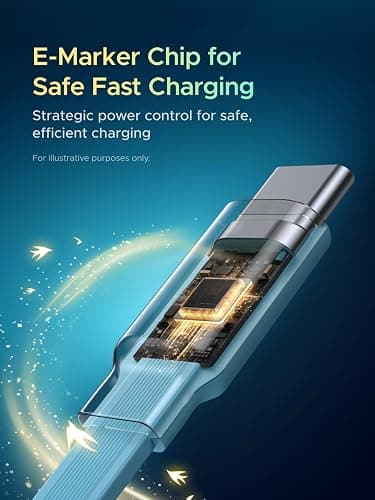 UGREEN Nexode 100W Retractable Cable Honkai: Star Rail, Glacier Blue, 3.3FT | USB C Charger Cable for iPhone 17/16, MacBook Pro/Air, Galaxy S26/S25, iPad Pro/Air, Pixel 10/9, Switch, AirPods thumbnail 5