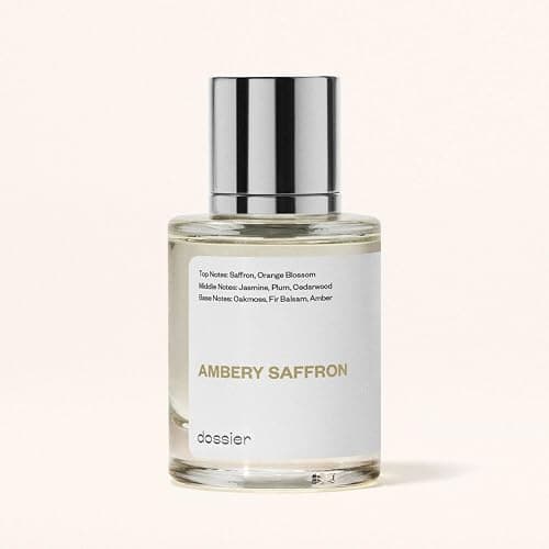 Dossier - Ambery Saffron 1.7 Fl Oz (50ml) - Eau de Parfum - Inspired by B.accarat R.ouge 540 - Vegan, Unisex Perfume Spray thumbnail 4