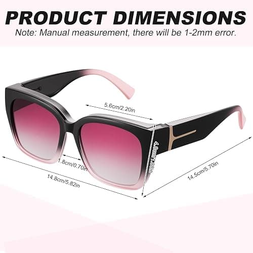 JATEBI 3 Pack Oversized Over Glasses Sunglasses for Women Men Polarized Fit Over Sun Glasses UV400 Protection thumbnail 3