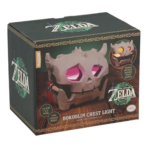 Bokoblin Chest Light Officially Licensed The Legend of Zelda, Night Light with Sound Effects, Gamer Gift and Room Decor Accessory for Boys and Girls, Collectible Game Icon | Paladone thumbnail 8