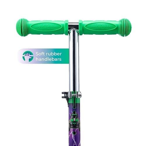 Self Balancing Kick Scooter with Light Up Wheels, Extra Wide Deck, 3 Wheel Platform, Foot Activated Brake, 75 lbs Limit, Kids & Toddlers Girls or Boys, for Ages 3 and Up thumbnail 5