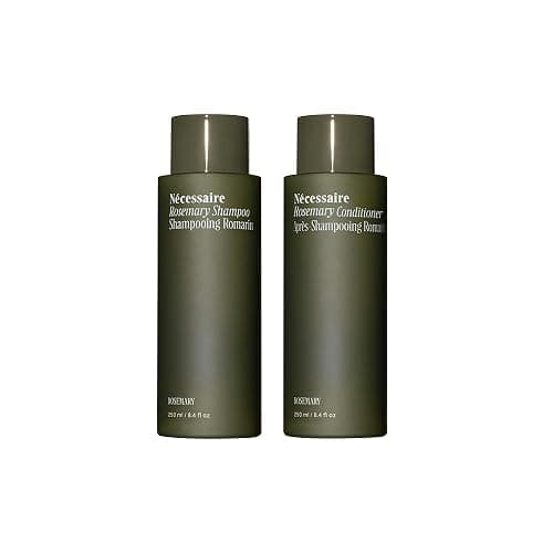 Nécessaire Rosemary Hair Duo - Rosemary Shampoo and Conditioner for Women + Men. Rosemary Oil + Proteins For Stronger Hair. Good for All Hair Types/Textures. 250 ml / 8.4 fl oz - Image 1
