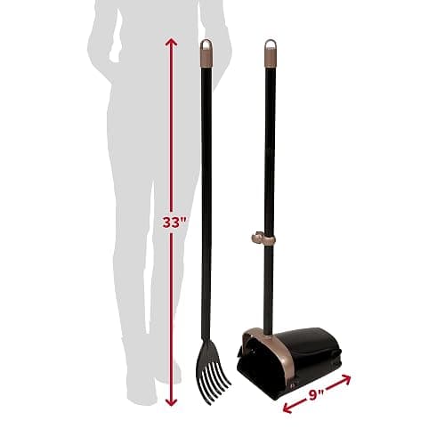 Arm & Hammer Swivel Bin & Rake Dog Pooper Scooper, Includes 2 Waste Bags | Includes 2 Heavy Duty Scented Waste Bags for Easy, No Touch Disposal thumbnail 3