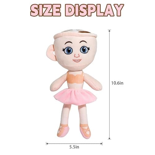 Italian Brainrot Plush,11 inch Ballerina Cappuccina Cute Stuffed Figure Doll for Kids and Adults Inspired Plush Toy thumbnail 3