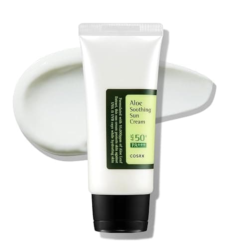 COSRX Aloe Soothing Sun Cream LSF 50, Feuchtigkeitsspendende Sonnencreme mit Aloe Vera, für alle Hauttypen, Gesicht & Körper, Korean Skincare - Image 1
