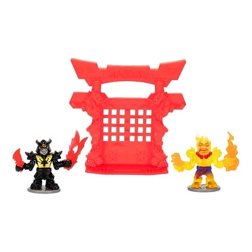 Legends of Akedo Ninja Fury Ninja Star Battle Arena - New Ninja Star Shooter Controllers, Over 35 Sound Effects, Includes 2 Exclusive Warriors, Weapons Rack & Additional Weapons & 6 Ninja Star Discs thumbnail 8