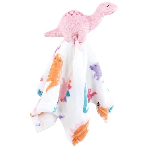 Hudson Baby Unisex Baby Animal Face Security Blanket, Cute-A-Saurus 3-Pack, One Size thumbnail 5