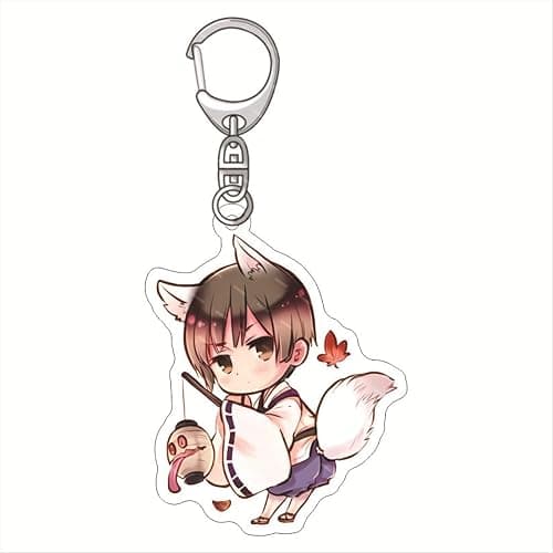 GO2COSY Set of 11 Anime Axis Powers Hetalia Acrylic Keychain Pendant Key Chain thumbnail 6