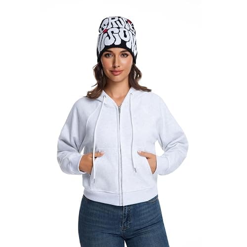 2THESTARS Y2K Beanie for Men Women Knitted Hat Winter Cap Gothic Spider Design Warm Casual Skullies Cold Weather Knit Outdoor thumbnail 2