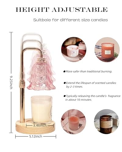 Pink flower candle warmer!! thumbnail 8