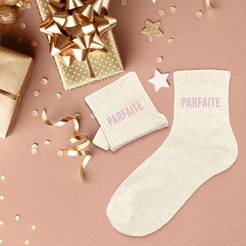 STC - PAIRE DE CHAUSSETTES PAILLETTES PARFAITE FEMME thumbnail 2
