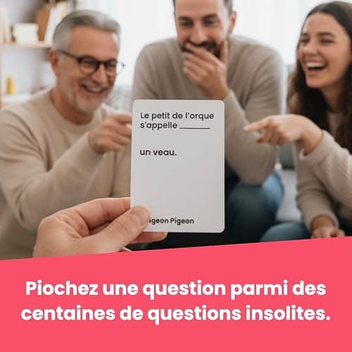 ATM Gaming Pigeon Pigeon - Jeu de Société Ambiance, Bluff, créativité, soirée - de 2 à 10 Joueurs - Jeu fabriqué en Europe thumbnail 3