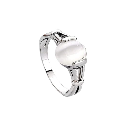 LUREME® Fashion Alloy Twilight Saga Bella Natural Cateye Stone Women's Ring (04001479) - Image 1