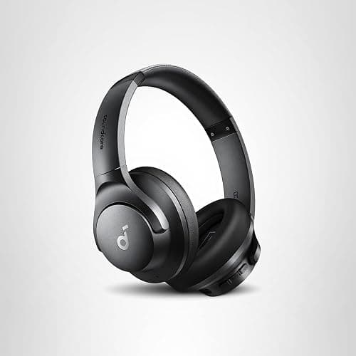 Soundcore by Anker Q20i Hybrid Active Noise Cancelling Headphones, Wireless Over-Ear Bluetooth, 40H Long ANC Playtime, Hi-Res Audio, Big Bass, Customize via an App, Transparency Mode thumbnail 9