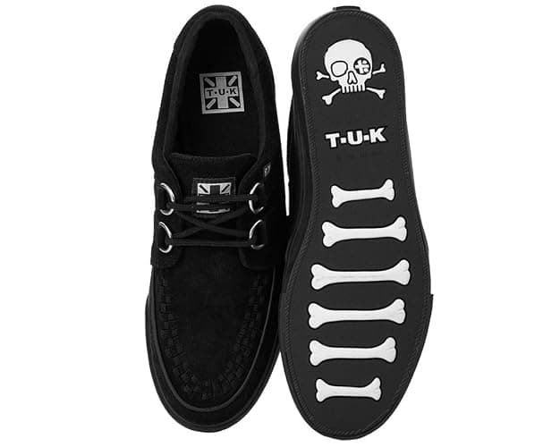 TUK Suede Creeper Sneaker Shoes for Women and Men, D Ring Lace Up Shoes thumbnail 7