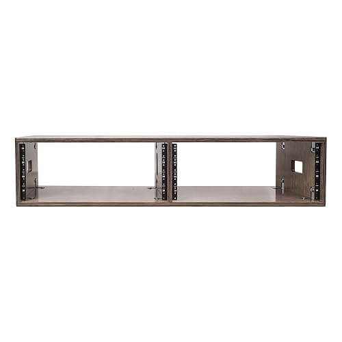 Sound Town DIY 2 x 4U Studio Rack with Baltic Birch Plywood, Weathered Brown for Recording Room, Home Studio (SDRK-D4B) - 2 x 4U, Weathered Brown thumbnail 3