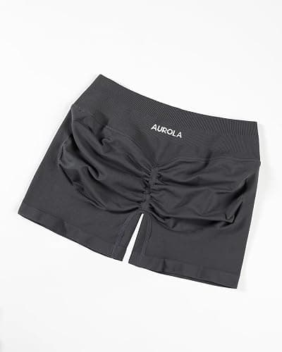 AUROLA Influence Workout Shorts for Women,2.5 3.5 4.5 5.5 6.5 No Roll Up Squat Proof Scrunch Seamless Compression Gym Short thumbnail 3