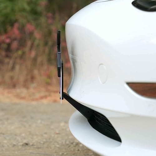 Bat Wings License Plate Accessory - Universal Fit Accessory for Goth & Halloween Enthusiasts | Fits Most Cars | Made in USA | High/Front Mount Wings thumbnail 5