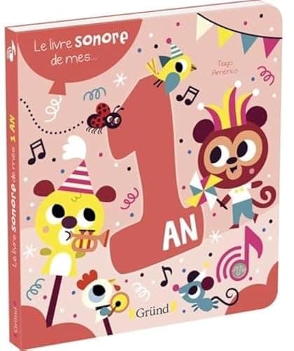 Le livre sonore de mes 1 an – Livre sonore avec 6 puces – À partir de 1 an - Image 1