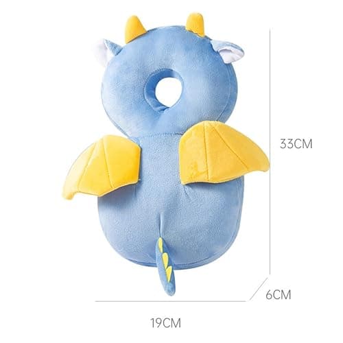 Baby Walker Head Protector Toddler Adjustable Baby Head Protection Backpack Wear Safety Pad (Turtle) thumbnail 2