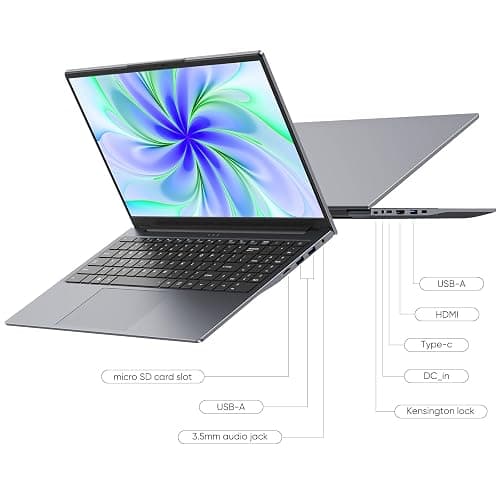 AE86 15.6" Laptop, in tel Core Processor, Win 11 Pro, MS Office 2024, Full HD Display, USB-C, HDMI, Thin & Lightweight Business Notebook for Work, Study, Home (Gray) thumbnail 6