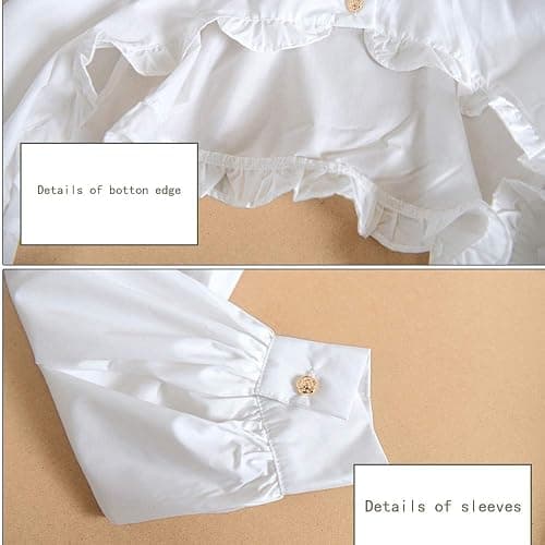 Elegtiskas Detachable Dickey Blouse False Collar Half Shirt Blouse Collar Crop Top thumbnail 5