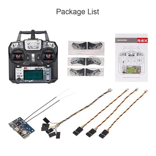 GoolRC Flysky FS-i6X 10CH 2.4GHz RC Transmitter Remote Controller with FS-X6B Receiver for RC Drone Airplane Helicopter thumbnail 9